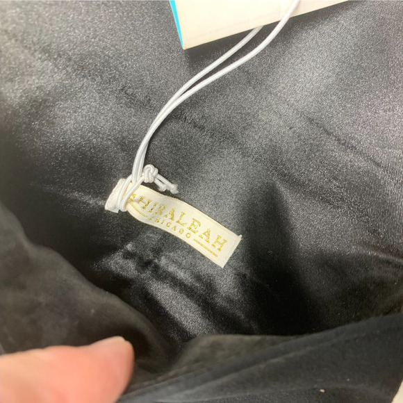 NEW Shiraleah Trina Black Gold Abstract Crossbody Envelope Bag Purse Chain Strap - Picture 6 of 8